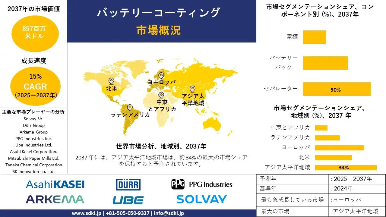 battery coating market survey report
