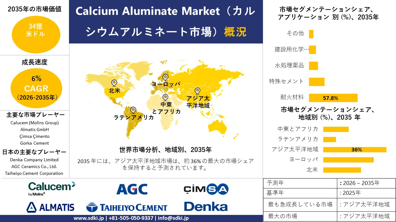 calcium aluminate survey report