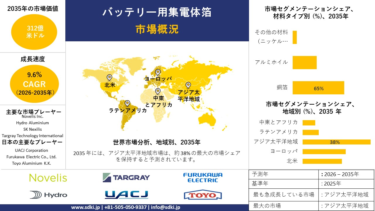 collector foil for battery market survey report