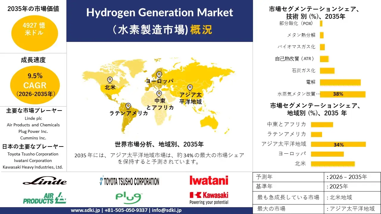 hydrogen generation market survey report