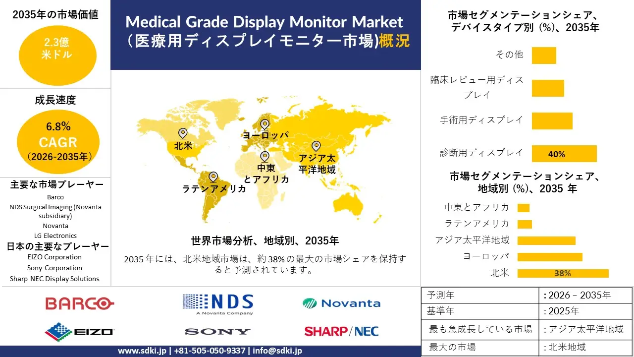 medical grade display monitor market survey report