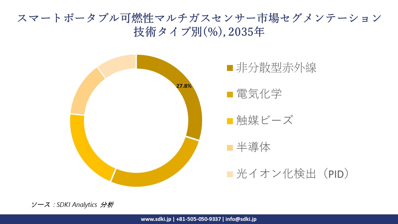 smart portable flammable multi gas sensors segmentation survey